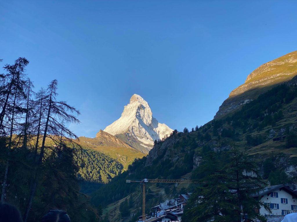 日本人橋からのマッターホルン