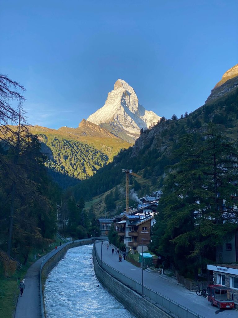 日本人橋からのマッターホルン