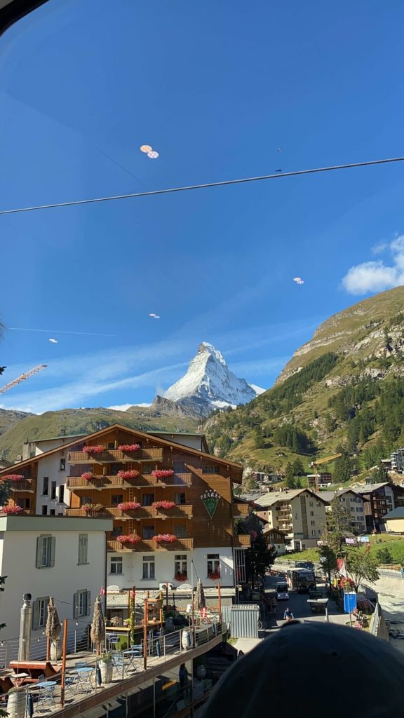 ゴルナーグラード鉄道からのマッターホルン