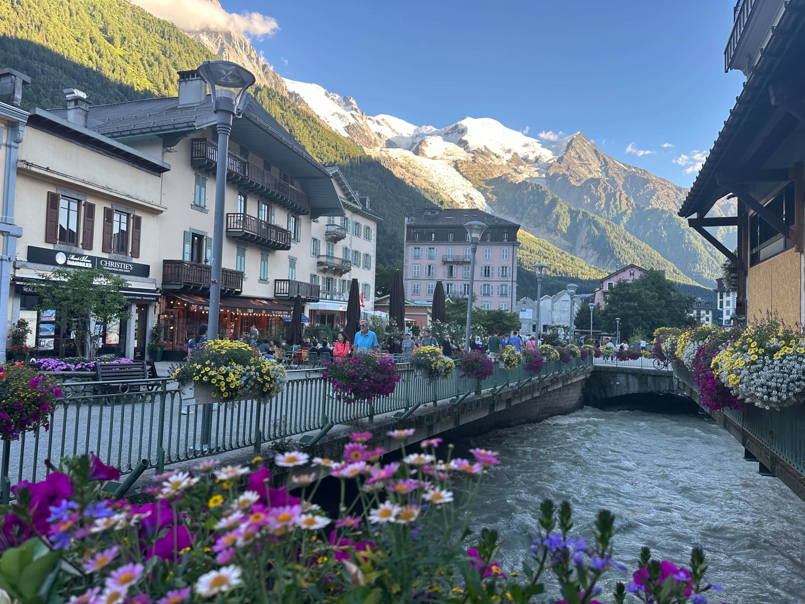 シャモニーの街並み