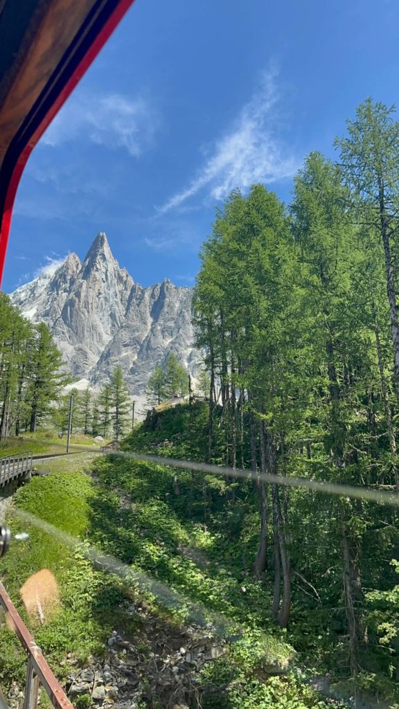 シャモニーの登山鉄道