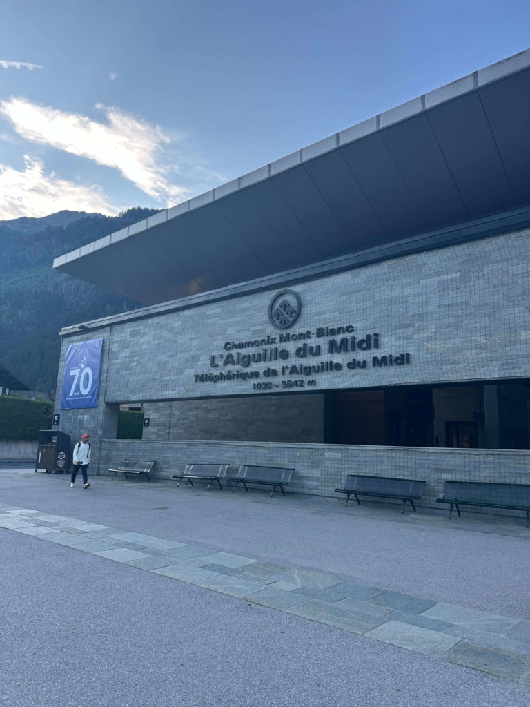シャモニーのロープウェイ、エギーユディミディ駅