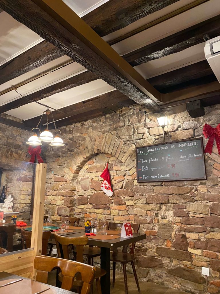 ストラスブールのレストラン内装