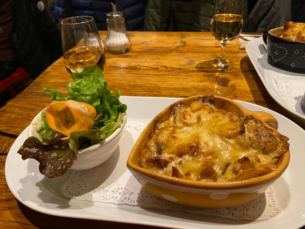 コルマールで食べたグラタン
