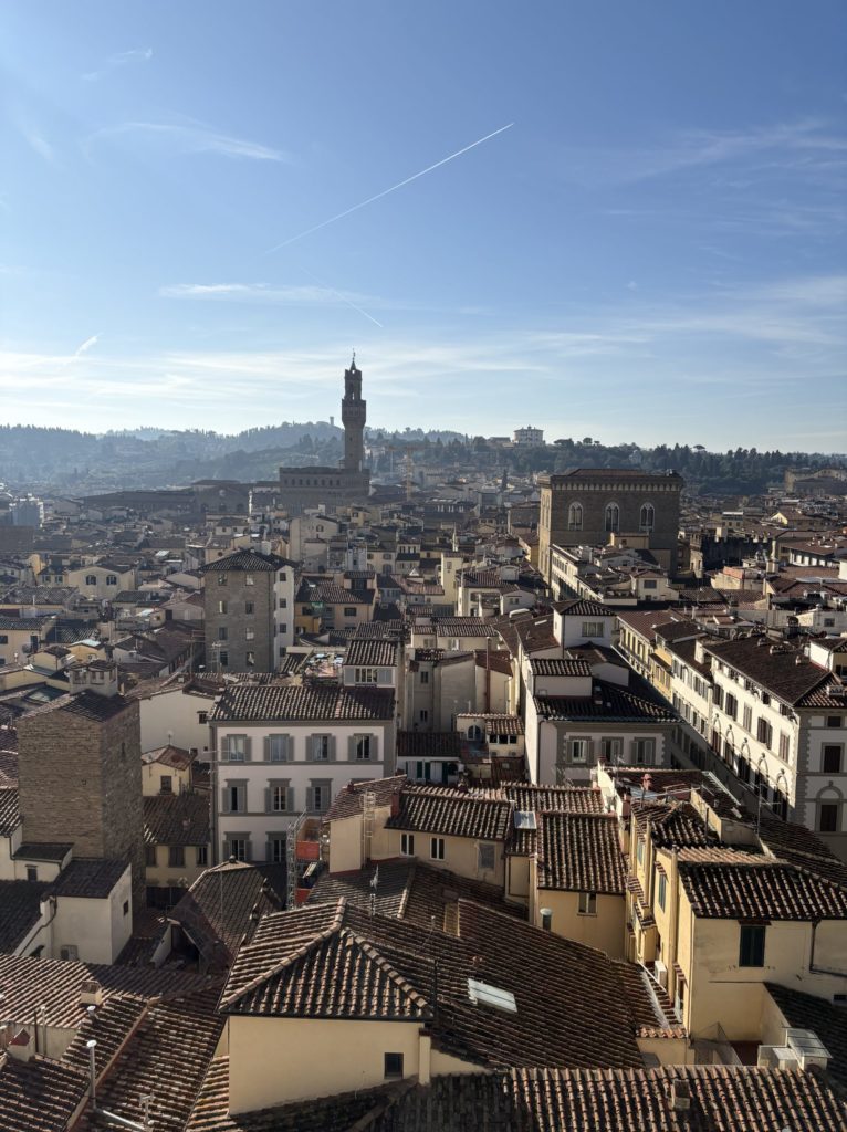 ジョットの鐘楼からのフィレンツェの街並み