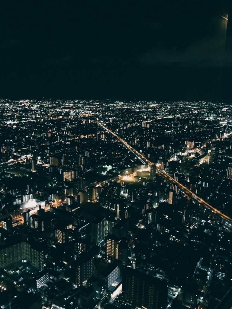 ハルカスからの夜景